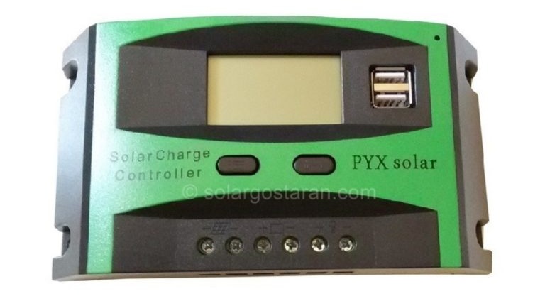 شارژ کنترلر خورشیدی 20 آمپر 12/24 ولت PWM برند PYX Solar